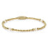 Фото #1 товара Touch of Pearl Gem Gold Plated Bead Bracelet RR-40136-G