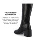 Фото #8 товара Women's Romilly Tru Comfort Foam Wide Width Regular Calf Stacked Block Heel Round Toe Boots