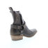 Фото #8 товара Bed Stu Canada F331014 Womens Gray Leather Zipper Ankle & Booties Boots