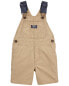 Фото #1 товара Toddler Hickory Stripe Strap Shortalls 5T