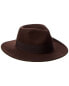 Who Ced Ribbon Band Wool Felt Fedora Men's