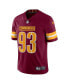 Фото #3 товара Men's Jonathan Allen Burgundy Washington Commanders Vapor Limited Jersey