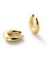 Фото #1 товара Gold Huggie Earrings - Amaya