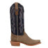 Фото #1 товара R. Watson Boots Boar Cafe Embroidered Narrow Square Toe Cowboy Womens Blue, Bro