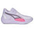 Фото #1 товара Puma Rise Nitro Basketball Mens Purple Sneakers Athletic Shoes 37701211