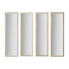 Wall mirror Home ESPRIT White Brown Beige Grey Crystal polystyrene 35 x 2 x 132 cm (4 Units)