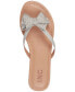 Фото #4 товара Women's Mabae Bow Flat Sandals, Created for Macy's