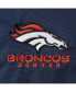Men's Navy Denver Broncos Triumph Fleece Full-Zip Jacket