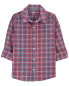 Фото #8 товара Kid Plaid Button-Front Shirt 4