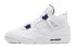 Фото #1 товара Кроссовки Nike Air Jordan 4 Retro Metallic Purple (Белый)