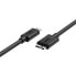USB C to Micro USB B Cable Unitek Y-C475BK Black 1 m