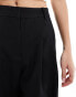 Vero Moda Aware tailored high waisted tapered trousers in black