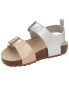 Kid Buckle Faux Cork Sandals 13