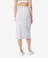 Фото #2 товара Women's Vented Midi Skirt