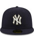 ფოტო #3 პროდუქტის Men's Navy New York Yankees 100th Anniversary Spring Training Botanical 59FIFTY Fitted Hat