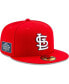 Фото #2 товара Men's Red St. Louis Cardinals On-Field 2023 World Tour London Series 59FIFTY Fitted Hat