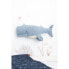Fluffy toy Crochetts OCÉANO Blue White Octopus Whale Manta ray 29 x 84 x 29 cm 4 Pieces