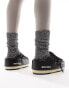 Moon Boot nylon mules in black