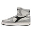 Фото #3 товара Diadora Mi Basket Used High Top Mens White Sneakers Casual Shoes 158569-C9594