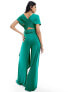 Фото #7 товара Style Cheat multiway wide leg jumpsuit in blue