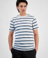 Фото #1 товара Men's Stripe AX T-Shirt, Created for Macy's