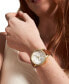 ფოტო #4 პროდუქტის Women'sNeutra Chronograph Medium Brown Leather Watch 36mm