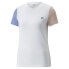Puma Downtown Slim Crew Neck Short Sleeve T-Shirt Womens White Casual Tops 53574