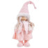 Christmas bauble Pink Metal Polyresin Polyfoam Fabric Girl 19 x 10 x 51 cm