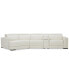 Фото #28 товара Jenneth 4Pc Leather Cuddler Sectional with 2 Power Recliners, Created for Macy's