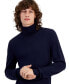 Фото #3 товара Men's Fine-Gauge Turtleneck Sweater