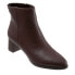 Фото #3 товара Trotters Kim T1958-200 Womens Brown Narrow Leather Ankle & Booties Boots