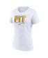 ფოტო #3 პროდუქტის Women's Black, White Pittsburgh Steelers Two-Pack Combo Cheerleader T-shirt Set