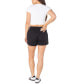 Фото #2 товара Juniors' Mid-Rise Smocked-Waist Cargo Shorts