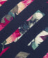 Фото #3 товара Men's Painted Floral Stripe Tie