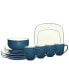 Фото #224 товара Colorwave Square 16-Pc. Dinnerware Set, Service for 4