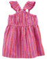 Фото #3 товара Платье для малышей Carter's Baby Striped LENZING™ ECOVERO™