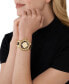 ფოტო #4 პროდუქტის Women's Camille Chronograph Gold-Tone Stainless Steel and Tortoise Acetate Bracelet Watch 43mm