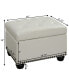 Фото #12 товара 24" Faux Leather 5th Avenue Storage Ottoman