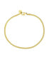 ფოტო #1 პროდუქტის Gold-Tone Stainless Steel Herringbone Bracelet