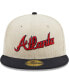 Фото #3 товара Men's White Atlanta Braves Corduroy Classic 59FIFTY Fitted Hat