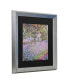 Фото #2 товара Claude Monet The Artist's Garden at Giverny Matted Framed Art - 20" x 25"