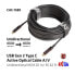 Фото #4 товара Club 3D USB Gen 2 Type C Active Optical Cable A/V Unidirectional M/M 20 m/ 65.62 ft - 20 m - USB C - USB C - USB 3.2 Gen 2 (3.1 Gen 2) - Black