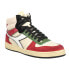 Diadora Magic Basket Mid Legacy High Top Mens Off White, Red Sneakers Casual Sh