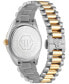 ფოტო #3 პროდუქტის Men's Date Superlative Stainless Two-Tone Steel Bracelet Watch 42mm