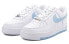 【定制球鞋】Nike Air Force 1 Low '07 空军一号 改色 简洁 涂鸦 雾霾蓝 低帮 板鞋 男款 灰蓝白 / Кроссовки Nike Air Force CW2288-111 42.5 - фото #3