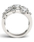 Фото #2 товара Кольцо Charles & Colvard Galactic Sparkle, 14k White Gold