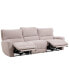 Фото #1 товара Deklyn 106" 3-Pc. Zero Gravity Fabric Sofa with 2 Power Recliners, Created for Macy's