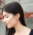 Фото #2 товара Fashion silver earrings with zircons AGUC2189L