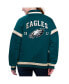 ფოტო #2 პროდუქტის Women's Midnight Green Philadelphia Eagles Tournament Full-Snap Varsity Jacket