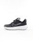 Nike Running Interact Run trainers in black and white